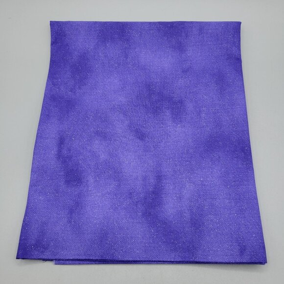 Purple Glitter Fabric Sparkle Material For Sewing Crafts DIY Projects 1 Yard - Picture 1 of 3